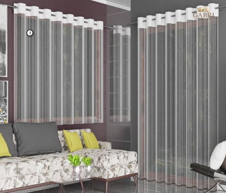 Záclona provázková bílá 250x250cm W-Argos SKLADEM