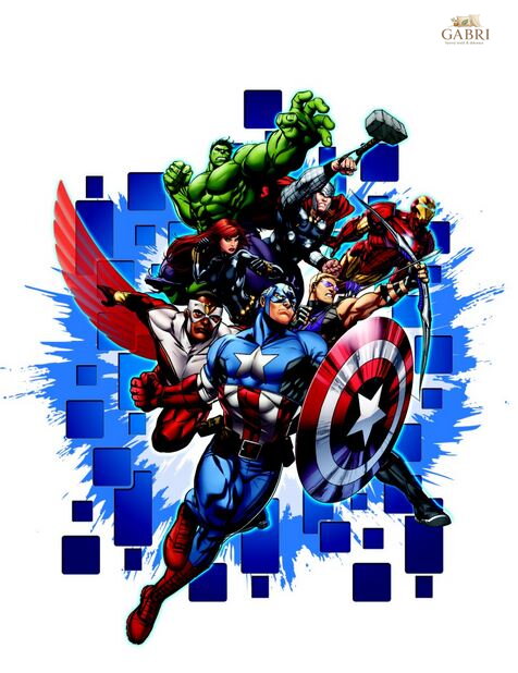 Samolepící dekorace dětská Disney Avengers DK 1715