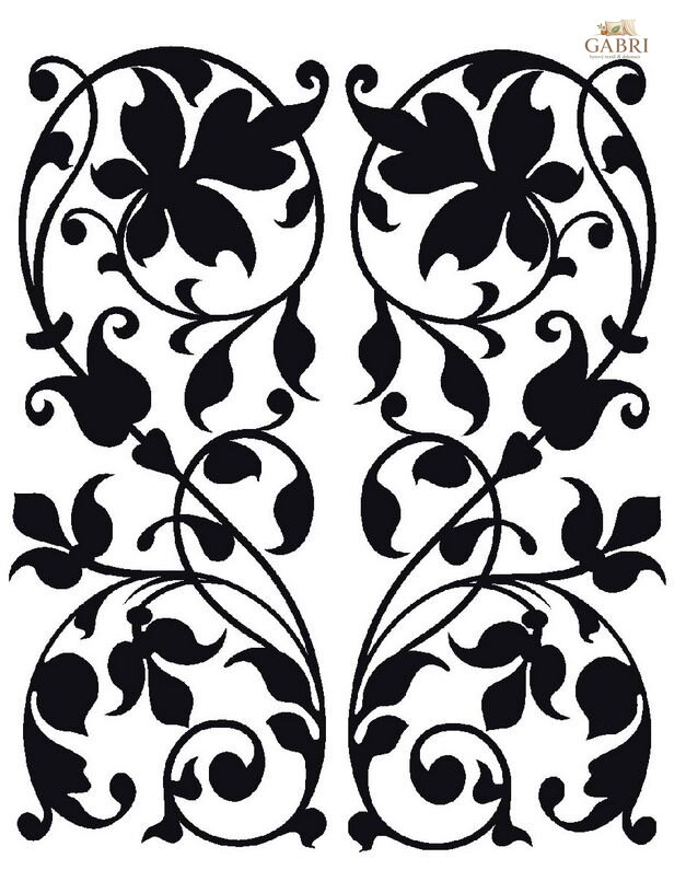 Samolepící dekorace Ornament F 0460