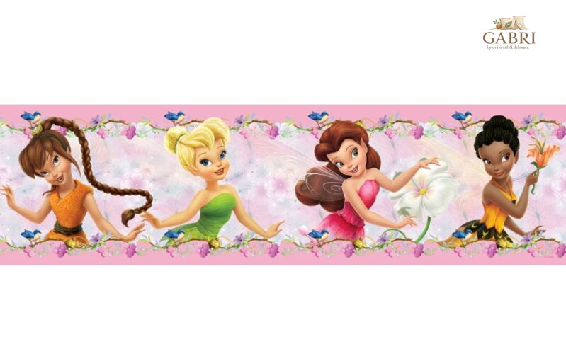 Samolepící bordura do dětského pokoje Disney Víly Fairies - WBD 8099