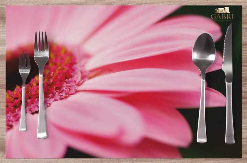 Prostírání na stůl - Gerbera