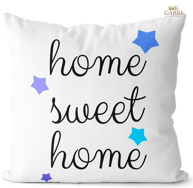 Fotopolštářek s citáty - Home Sweet Home - stars