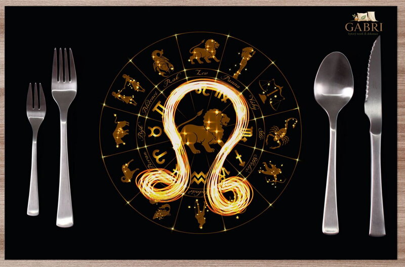  Prostírání na stůl - Symbol znamení Lev (23.7. - 22.8.) 