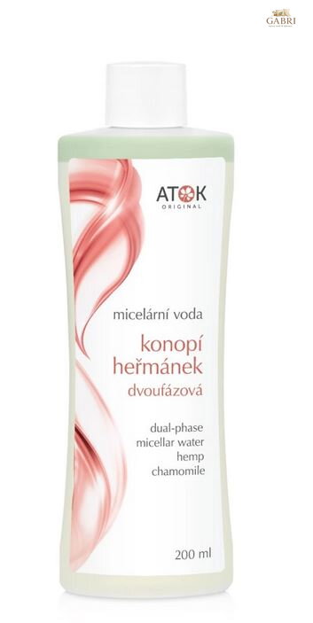 Micelární voda Konopí - heřmánek dvoufázová 200ml