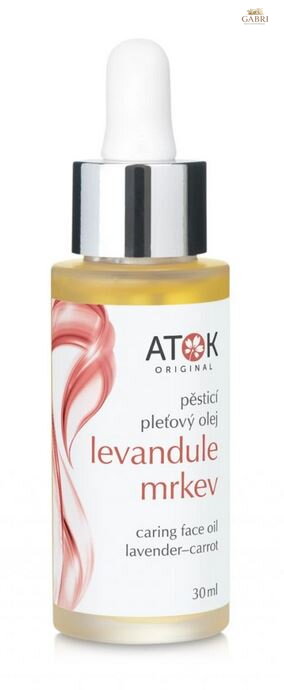 Pěsticí pleťový olej Levandule-mrkev 