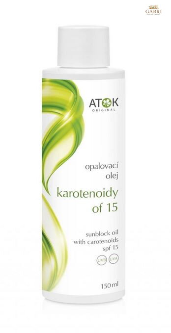 Opalovací olej - Karotenoidy OF15