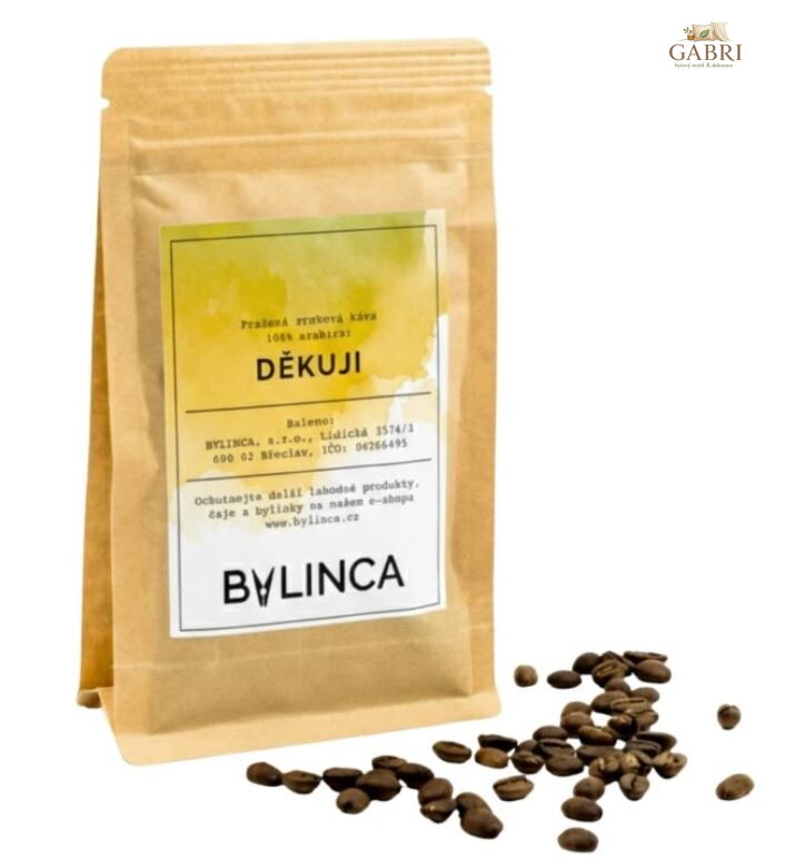 Zrnková káva - Děkuji ( různá velikost balení )