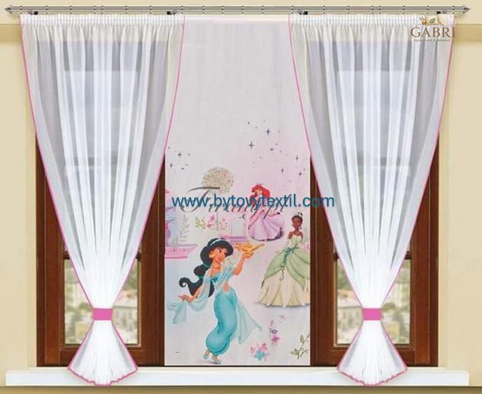 Dětský voálový komplet 290x150cm Fir-Princess 3 fialový - SKLADEM