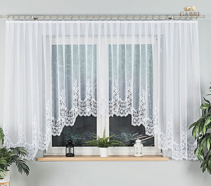 Záclona kusová oblouková s motivem 530x160cm Gabri-Berenika 004304-2026