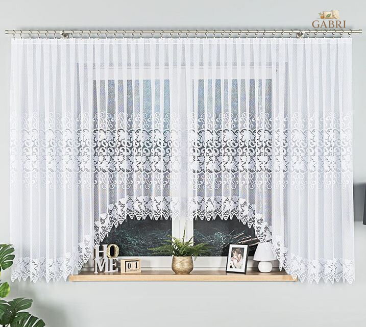 Záclona kusová oblouková s motivem 600x160cm Gabri-Hernani 004465-2026