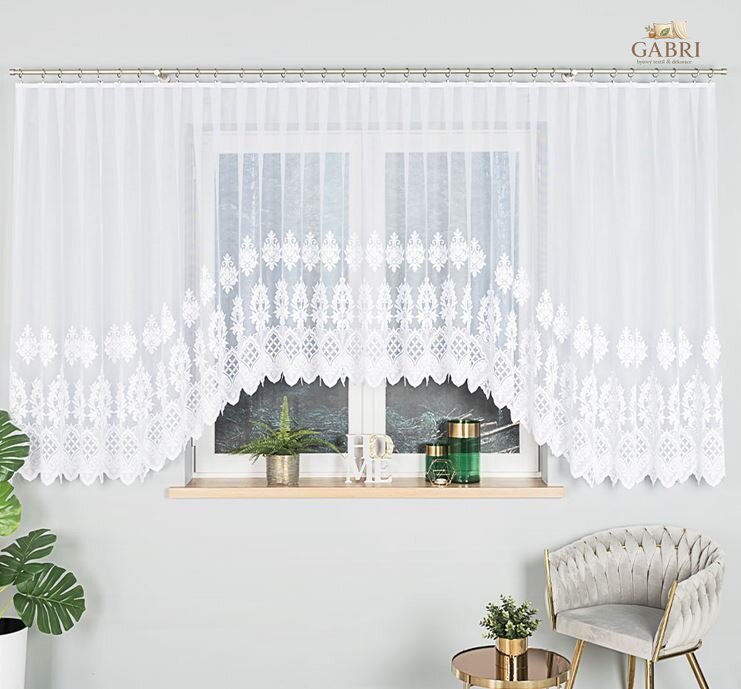 Záclona kusová oblouková s motivem 600x160cm Gabri-Ludmila 017810-2026