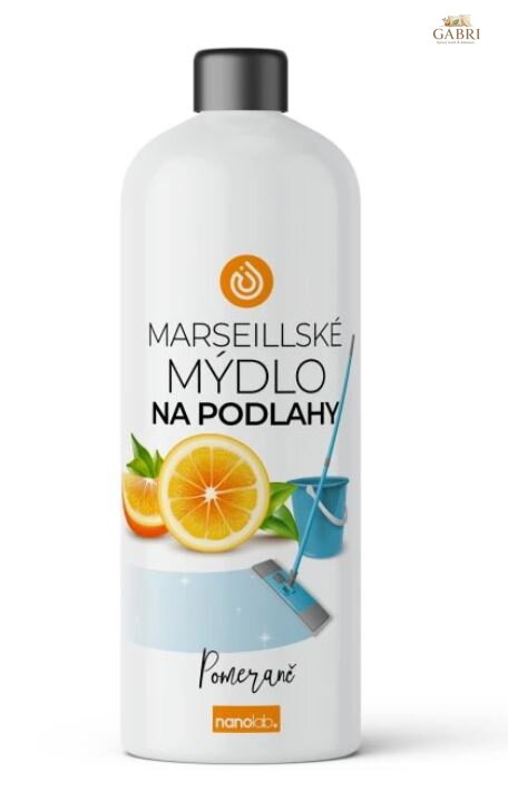Čistič na podlahy z Marseillského mýdla Pomeranč 1L