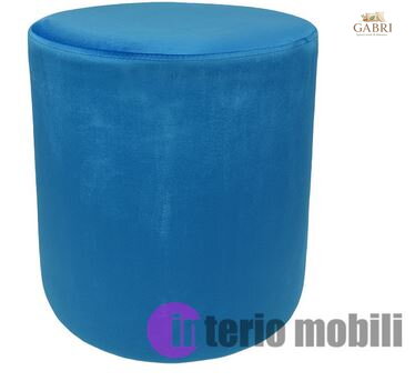 Taburet válec French velvet ( více barev )