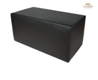 Taburet  EKO kůže 80x40x42cm černá - více barev na výběr