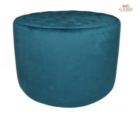 Taburet  60cm KARO tkanina French Velvet granátová 2772 - více barev