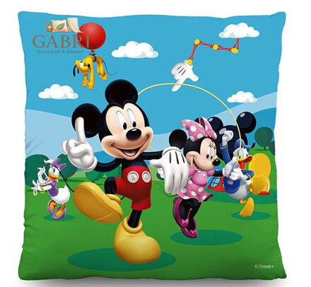 Dětský licenční polštářek 40x40cm Ag-Mickey CND 3117