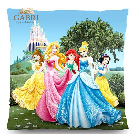 Dětský licenční polštářek 40x40cm Ag-Princess CND 3118