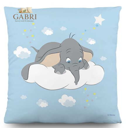 Dětský licenční polštářek 40x40cm Ag-Dumbo CND 3132