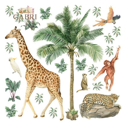 Samolepící dekorace na zeď 30x30cm DKs 3819-2025