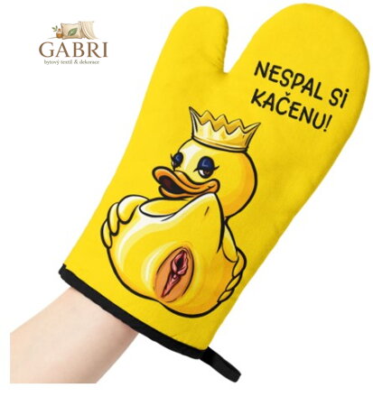 Kuchyňská chňapka - Nespal si kačenu