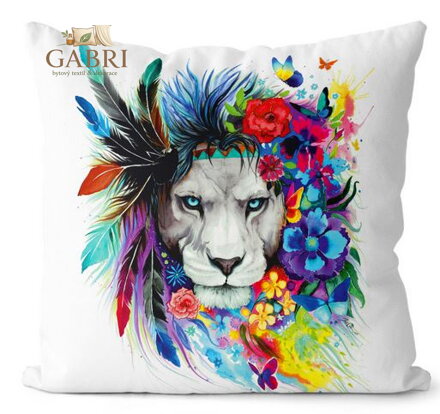  Fotopolštářek s 3D efektem - Lev art