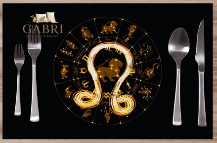  Prostírání na stůl - Symbol znamení Lev (23.7. - 22.8.) 