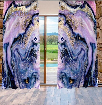 Závěsy dekorační tištěné 2x140x250cm - Mix-art