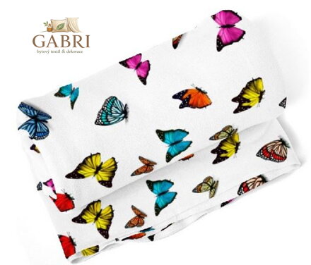 Fleecová fotodeka - Motýlci více rozměrů 