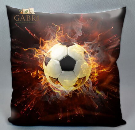 Fotopolštářek s efektem 3D - Ohnivý míč 