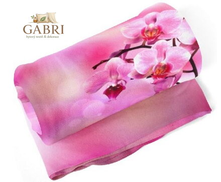  Fleecová fotodeka - Orchidej více rozměrů 