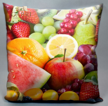 Fotopolštářek s efektem 3D - Ovoce 