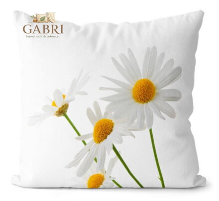 Fotopolštářek s efektem 3D - Kopretina