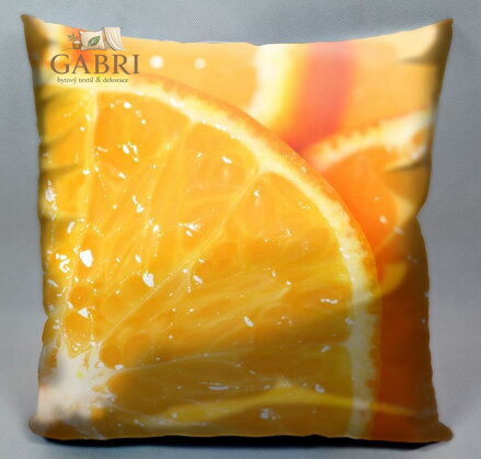 Fotopolštářek s efektem 3D - Pomeranč 
