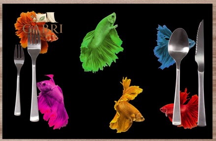 Prostírání na stůl - Barevné rybky