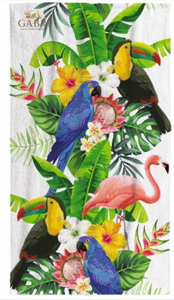 Osuška s potiskem 70x140cm - Tropical