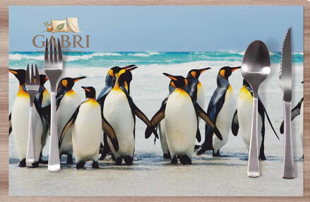  Prostírání na stůl - Tučňáci 