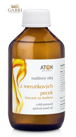 Rostlinný olej z meruňkových pecek