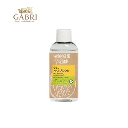 Tierra Verde – Gel na nádobí – BIO citron (TIERRA VERDE), 100 ml