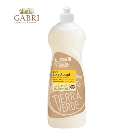 Tierra Verde – Gel na nádobí – citlivá pokožka (TIERRA VERDE), 1 l