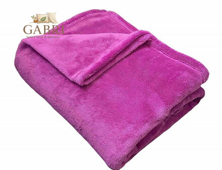 Super soft deka Dadka fialová SKLADEM