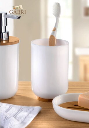 Koupelnové doplňky Polystyrol + Bambus - Timber 2026