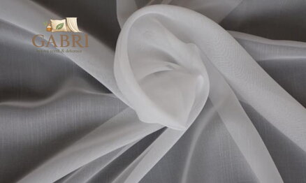 Metrážová záclona bílá Lag-9673-10 ( více rozměrů ) 2026