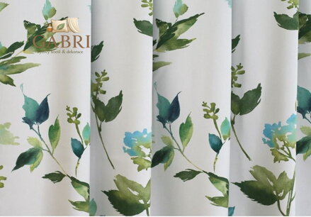 Metrážový zatemňovací závěs Dim out tištěný šíře 145cm Lag-Savanna 02-2025