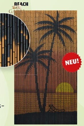 Bambusový závěs do dveří Beach 90x200cm 2026