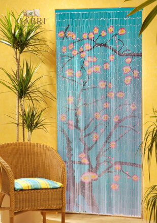 Bambusový závěs do dveří 90x200cm - Blüten 2026