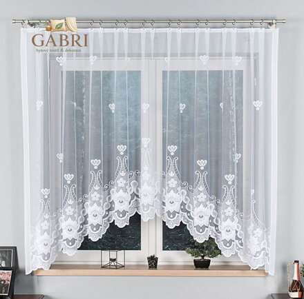 Záclona kusová oblouková 310x160cm Gabri-Matylda 007511-2026 Výprodej