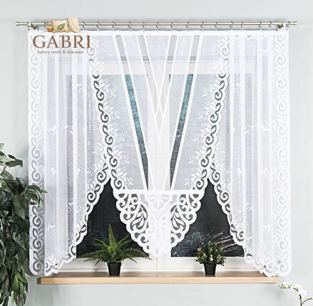 Záclona kusová oblouková 250x160cm Gabri-019370-2026 Výprodej