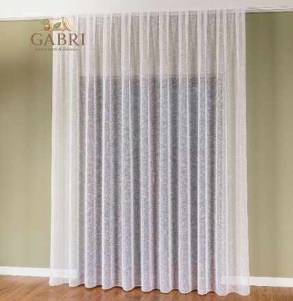 Metrážová záclona s olůvkem bílá výška 300cm Gabri-101034-2026