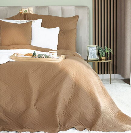 Přehoz na postel dekorační Gabri-Avilla/018 hnědý 2026