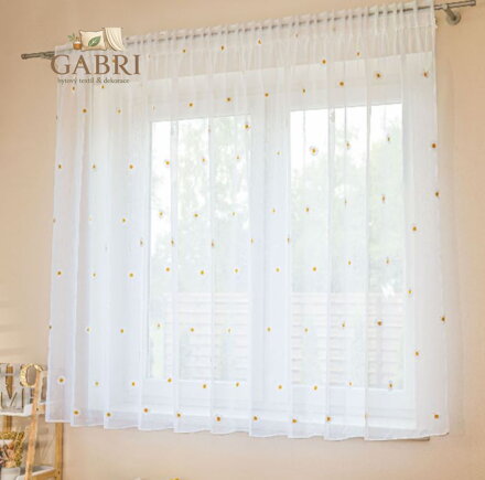 Záclona kusová s motivem 300x160cm na řasící oásku Gabri-BELLIS 2026